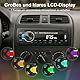 Autoradio Bluetooth 5.0, FM/AM/7 Farben Auto Radio mit Bluetooth Freisprecheinrichtung, 1Din Autoradio mit 2USB/AUX/SD/MP3 Player Fernbedienung, Unterstützung für iOS/Android