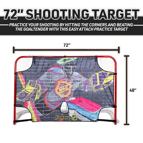 image for Franklin Sports NHL Hockey Goalie Shooting Target - Shooter Tutor Stre