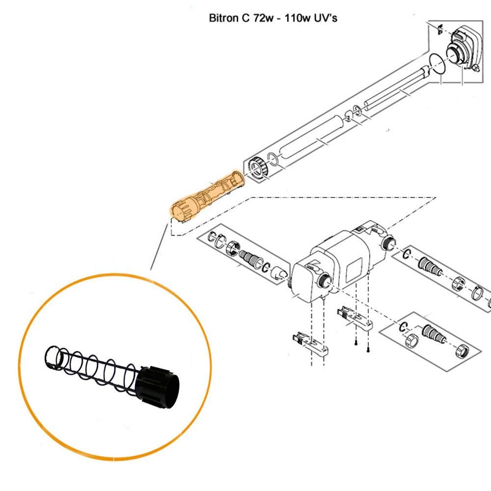 Rotore Oase Bitron Rotore Di Pulizia OASE Bitron C - Ricambio Per Filtri 72W E 110W - Codice 35327 Manutenzione Filtro OASE - Foto 6
