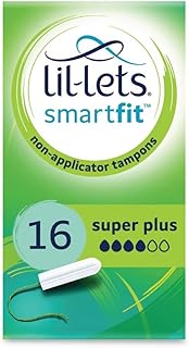 Lil-Lets Extra Comfort Super Plus Absorbancy Non-Applicator Tampons - 16 Tampons