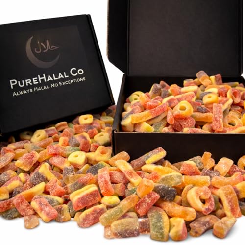 Halal Sweet Box Hamper 800g (Large) Full of Delicious Halal Sweets Adults and Kids Fizzy Pick and Mix Candy Gift Box for Bithdays Congratulations Get Well Soon. Best pick n mix by PureHalal Co