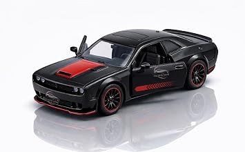 1:64 Scale Diecast Muscle Car Model Toy – Metal Sports Car with Openable Doors, Pull Back Action, Premium [Multicolor]