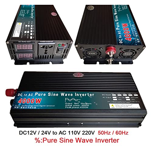 Onduleur solaire pure sinus 24V 4000W pour l'autonomie en camping-car et van aménagé - 7
