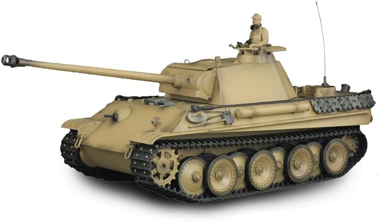 TOUCAN RC HOBBY 1/16 Henglong Scale FPV 7.0 Panther G RTR RC Tank 3879 Metal Tracks Wheels Model for Age 14+
