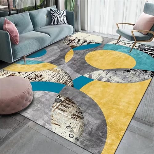 Tapis pour enfants géométrique qui ne glisse pas sur le sol du salon - 2