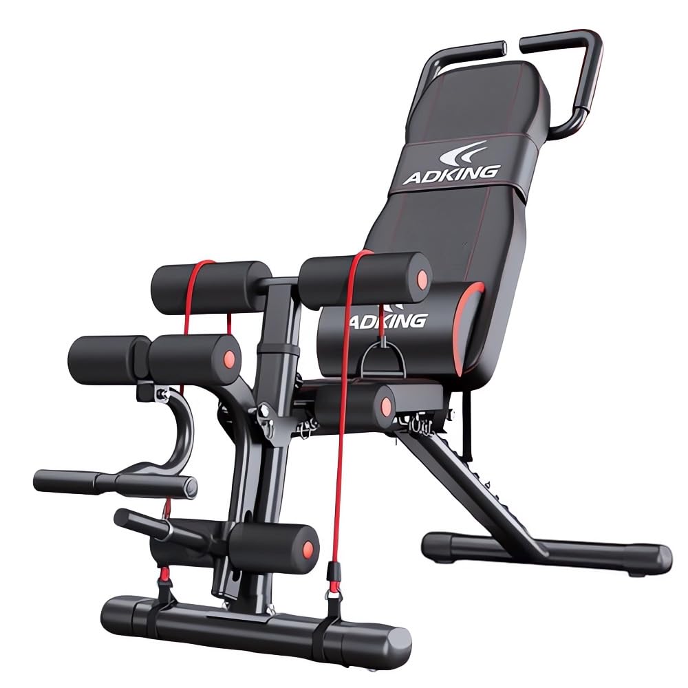 Multi-Functional Roman Chair & Hyperextension Bench – Adjustable Back Extension, Abdominal Workout, Core Strengthener, Home Gym Equipment for