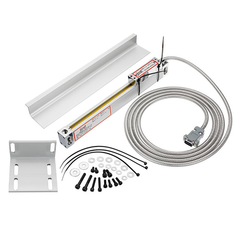 2/3 Axis Mill Lathe Digital Readout DRO Display,TTL Precision Linear Glass Scale for Milling Lathe Linear Encoder with Accessories (150mm Travel