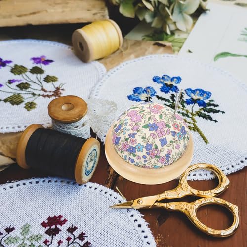 Alfileteros de Madera y Poliéster BUTIFULSIC para Costura, Acolchado y Patchwork 5