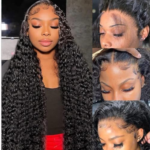 TONHONK 26 Inch Lace Front Wigs Human Hair 13X6 Deep