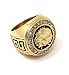 Jewel Town Mens 14K Gold Plated Hip Hop Iced Medusa Face Cz Pimp Ring Sizes 7 8 9 10 11 12 MR12