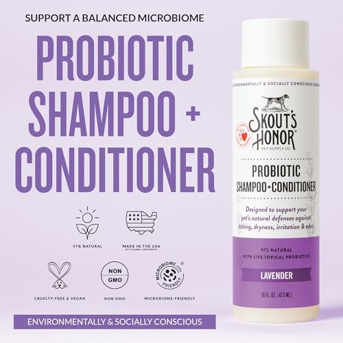 image for SKOUT'S HONOR Skout’s Honor Probiotic Natural Dog Shampoo and Condit