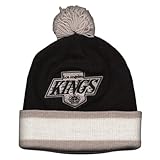 Mitchell & Ness Los Angeles Kings Vintage Jersey Stripe Cuffed Knit Hat