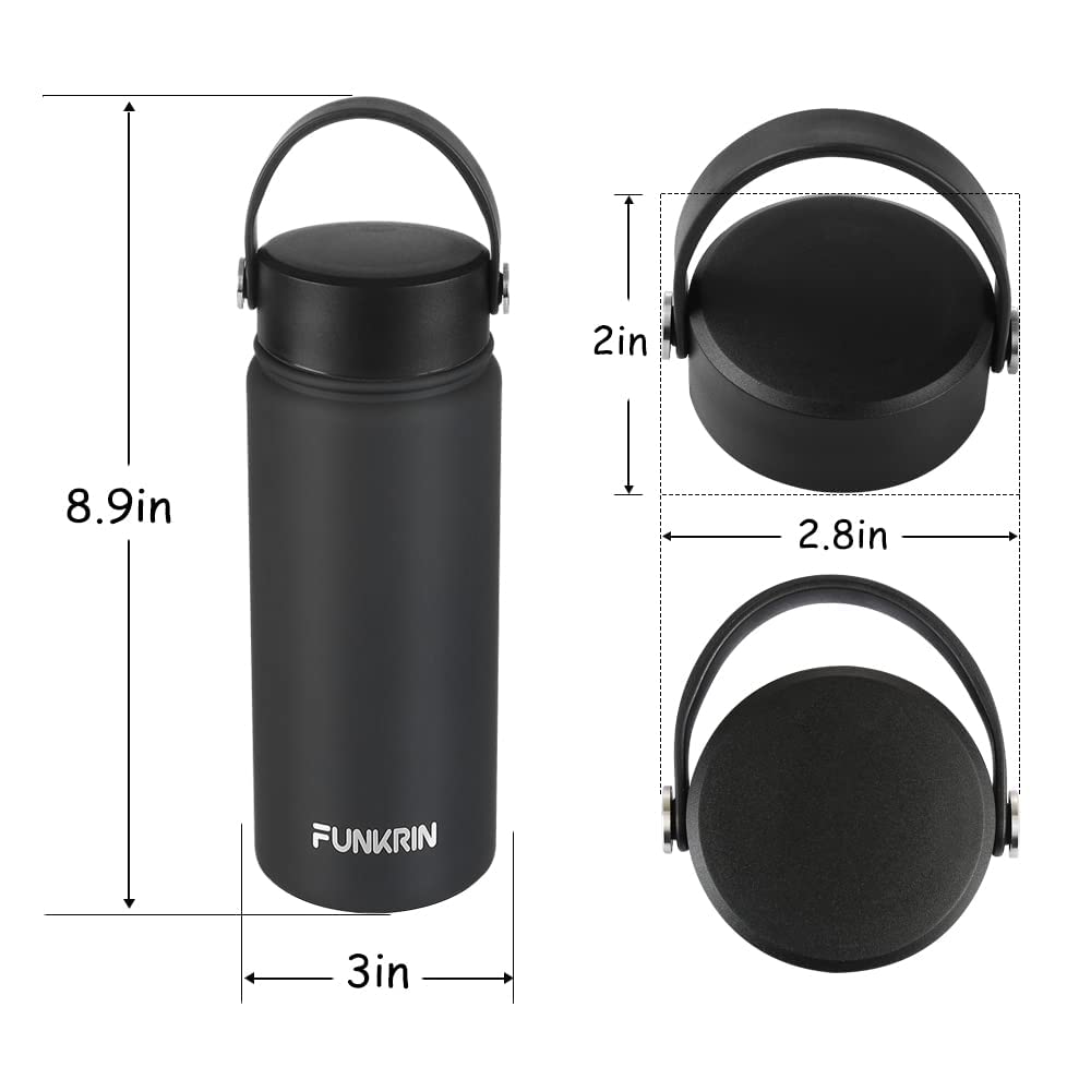 Buy Funkrin Insulated Coffee Travel Mug with Ceramic Coating, 18oz Wide