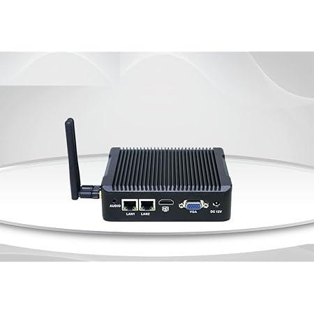HSIPC . J1900 Mini PC Fanless PC Nano PC with 4G RAM 60G SSD Dual Nic Support Linux/windows Dual Lan usb3.0 VGA HDMI Serial Port