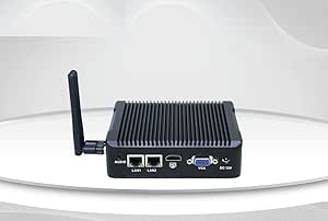 HSIPC . J1900 Mini PC Fanless PC Nano PC with 4G RAM 60G SSD Dual Nic Support Linux/windows Dual Lan usb3.0 VGA HDMI Serial Port