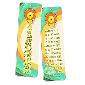 Creanoso Times Tables and Skip Counting Chart Cards (6 Sets) - Daily Math Practice - Cool Math Gifts - Math Help for Kids - Multiplication and Skip Count Made Easy - Back to School Supplies Creanoso Times Tables and Skip Counting Chart Cards 6 Sets Daily Math Practice Cool Math Gifts Math Help for Kids Multiplication and Skip Count Made Easy Back to School Supplies