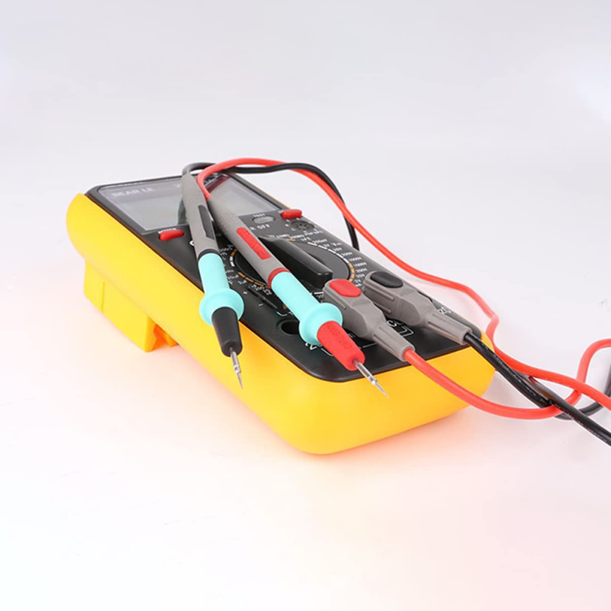 TEHAUX 3pares Cables De Prueba Para Multímetro De Punta Fina y Resistente Altas Temperaturas Aptos Para Reparaciones Eléctricas y Electrónicas
