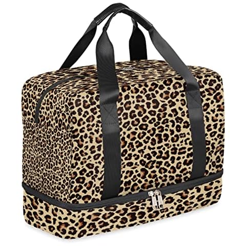 TropicalLife Waterproof Leopard Print Gym Bag Cover