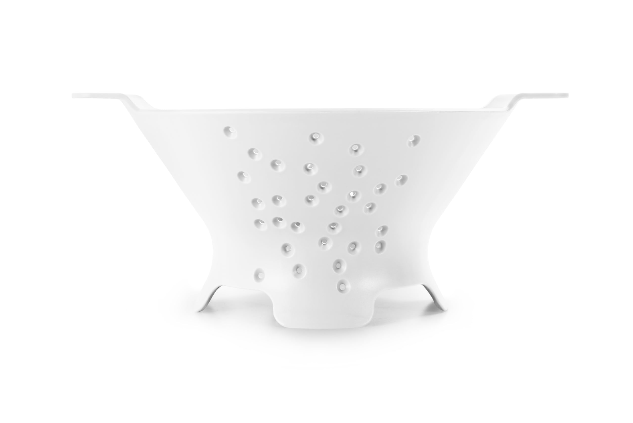 Blim Plus - Scolapasta Cosmo M Arctic White Ø 25cm - Scola Pasta Insalata Frutta Design Fori Stellari - Made in Italy