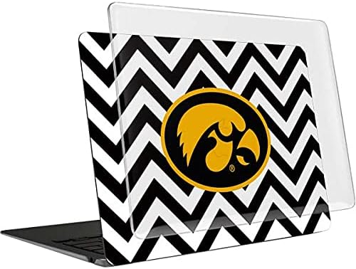 Skinit Case + Skin Compatible with MacBook Air 13in M1 (2021) - Officially Licensed Iowa Hawkeyes Chevron Print Design