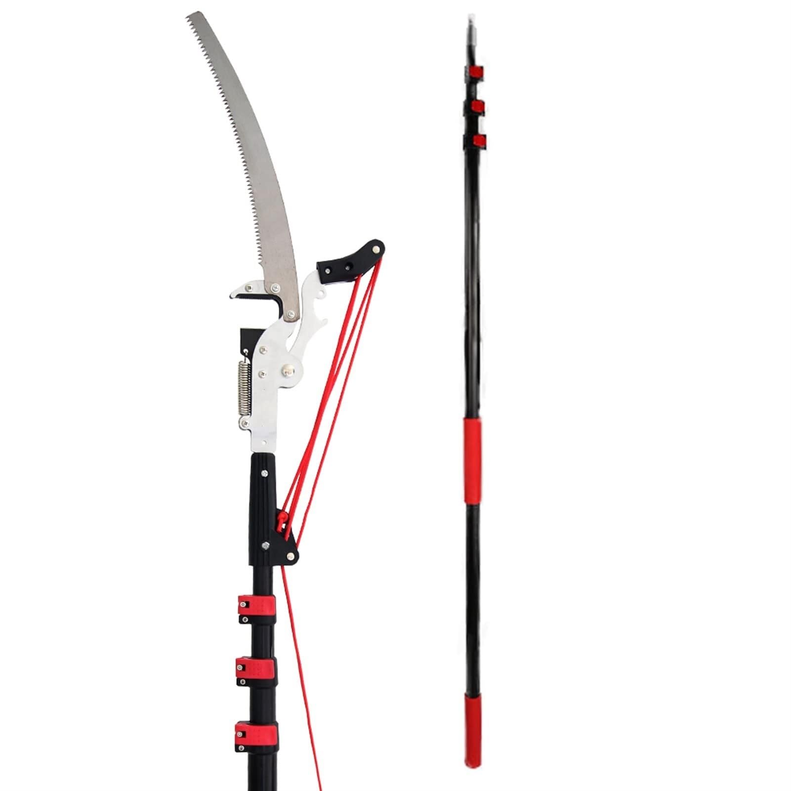 Rohcghc 18Ft High Branch Saw, Pole Saw Tree Pruner Extendable Telescopic Landscaping For Pruning And Trimming Branches Leaves(18Ft)