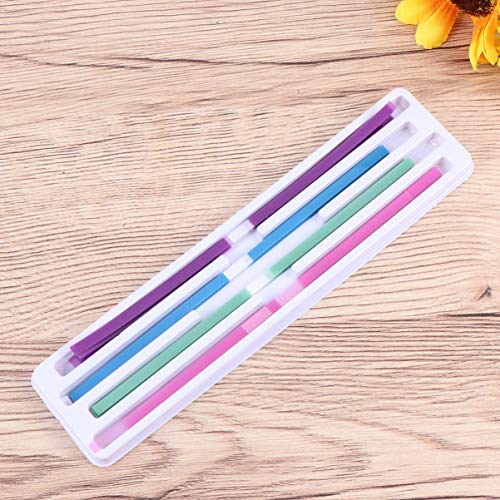 Almofada de polimento dental Healifty 60 peças com acabamento de resina