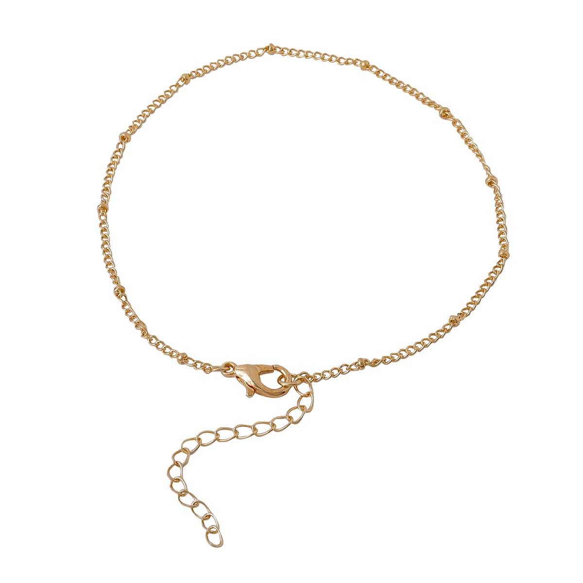 Evil Eye Multilayer Chain Anklet - Adjustable