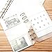 10 Pieces 3 Ring Metal Loose Leaf Binders Book Rings with 20 mm Inner Diameter for DIY Travel Diary, Photo Album, Binding Spines Combs (Silver)