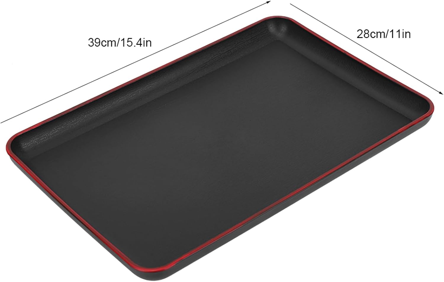 Japanese Plastic Rectangular Serving Tray, Japanese Rectangular Plastic Tray Food Serving Tray for Restaurant Home Hotel (694 39 * 28cm)