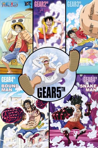 One Piece - Manga TV Show Poster (Gears History) (Size: 24' x 36')