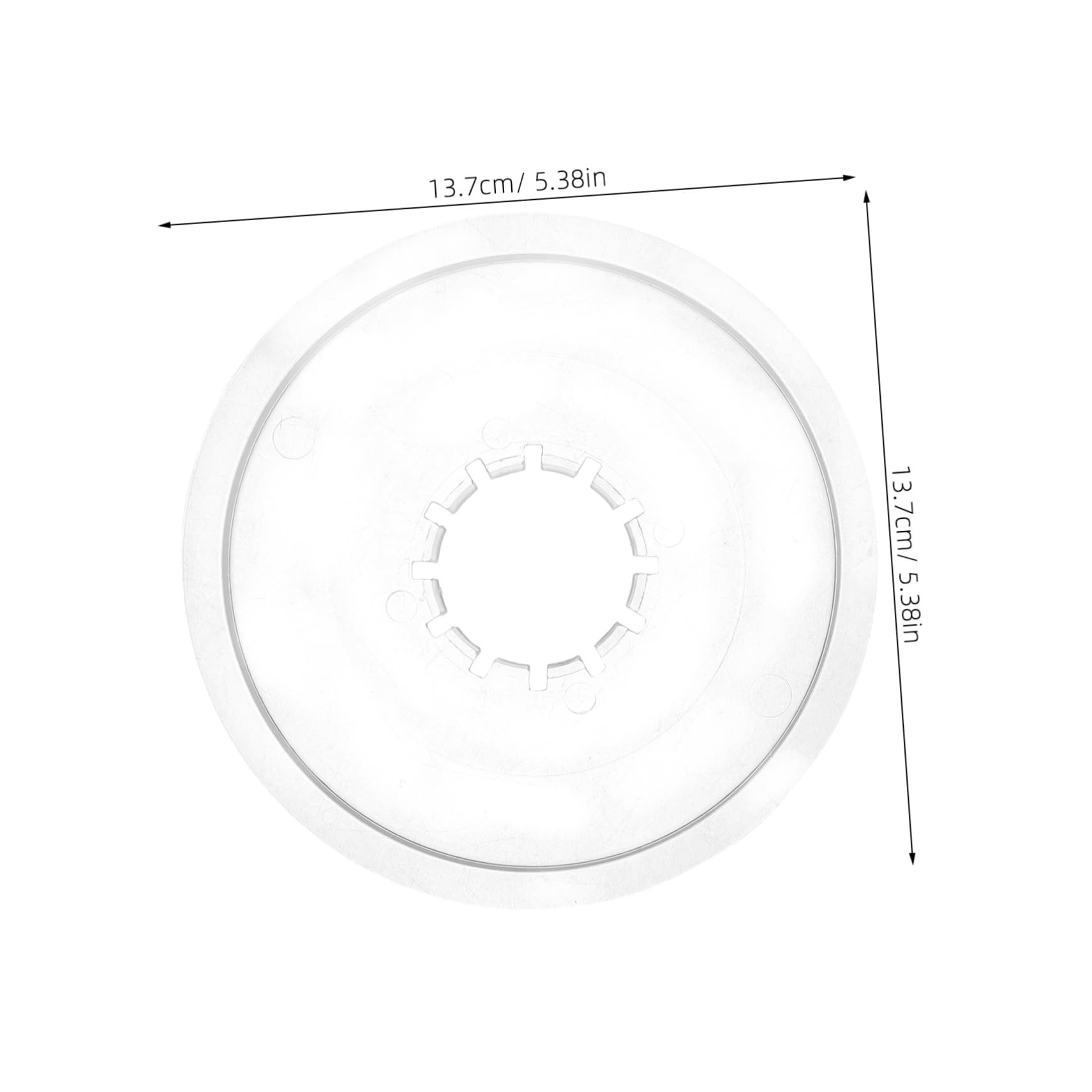 VICASKY 10pcs Clear Plastic Flywheel Protectors for Bikes Chainwheel Cover Durable Guard for Mountain Road Folding Bicycles Effortless Replacement Lightweight Design for Travel