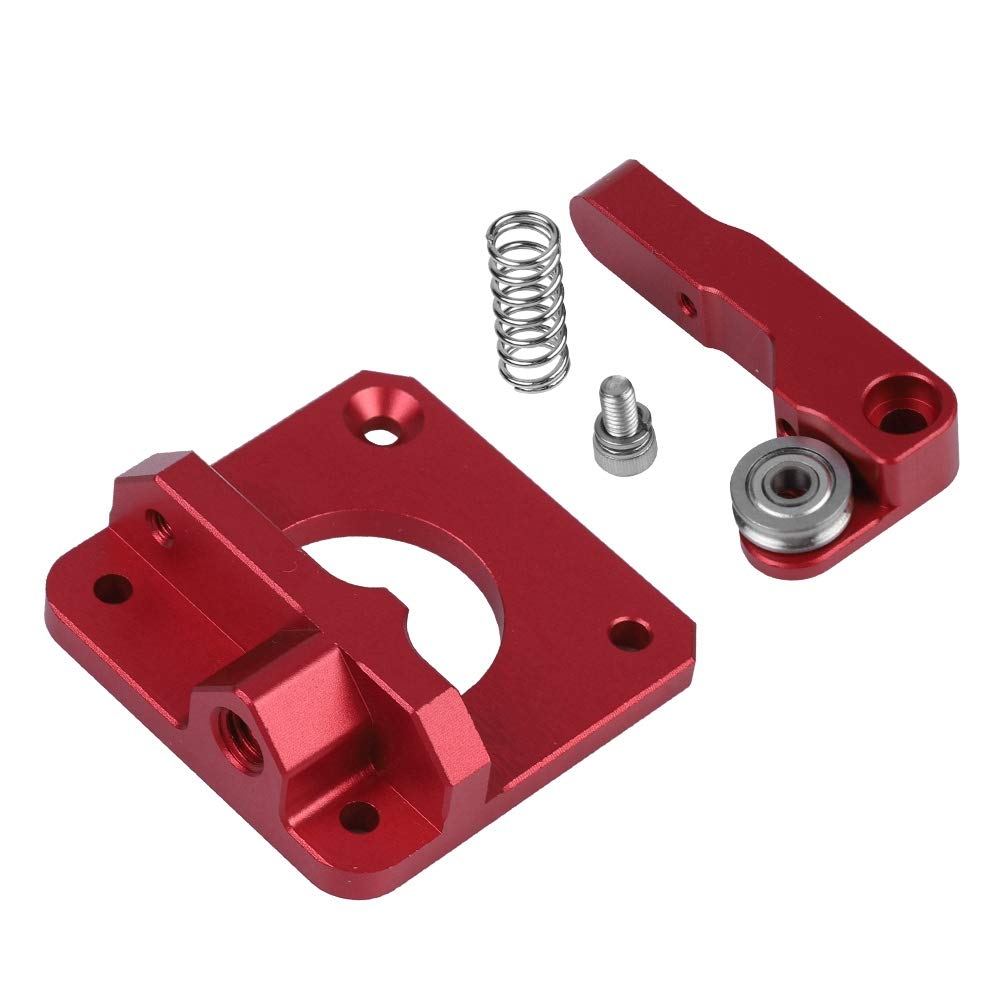 Wytłaczarka do drukarki 3D, ulepszony zamiennik całkowicie metalowego napędu podajnika ekstrudera MK-8 aluminium 1,75 mm dla Creality Ender 3, CR-10, CR-10S (lewa ręka)
