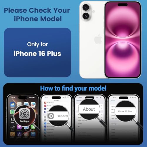 Image of ShieldTech Back Case Cover for Apple iPhone 16 Plus | Mag-Safe Compatible | Transparent Mobile Phone Case Cover for Apple i Phone 16 Plus | i Phone 16Plus TPU Transparent Back Cover Case