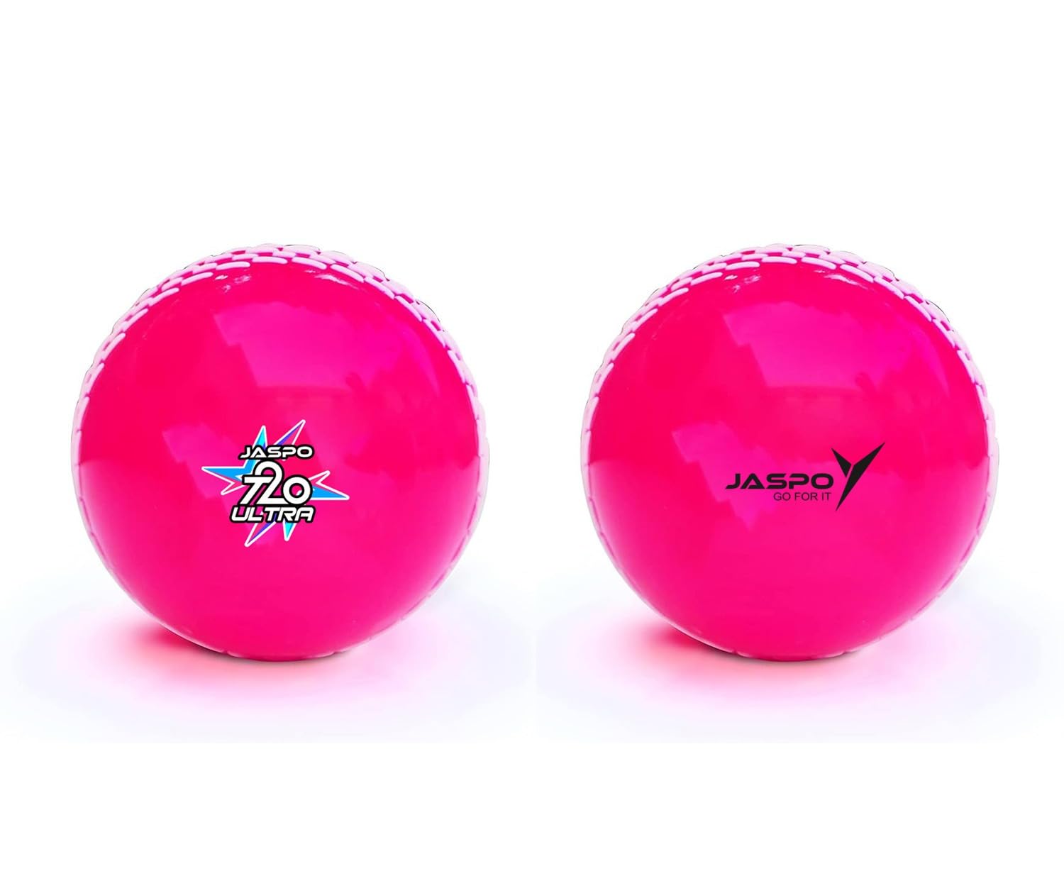 jaspo Rubber T-20 Plus Practice Cricket Ball/Wind Balls (125-130 Gms) For - Indoor & Outdoor Street Beach (Pack Of 2, Pink)-picture-33