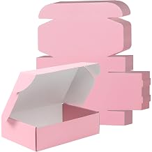 FORBFAN 7x5x2 Pink Shipping Boxes Small 30 Pack, Mailing Boxes for Small Business, Corrugated Cardboard Boxes for Shipping Packaging