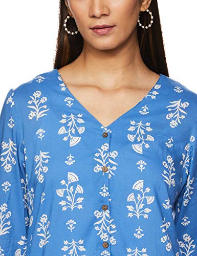 Image of Amazon Brand - Tavasya Women's Cotton 0 Kurti