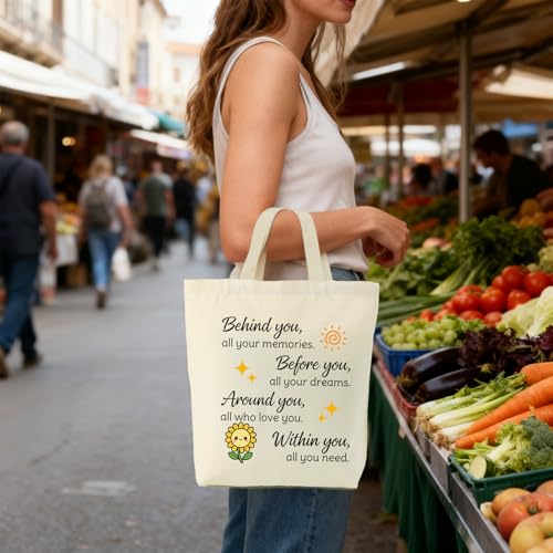 Bolsa Tote de Lona Friendship para Mujeres miniatura 2