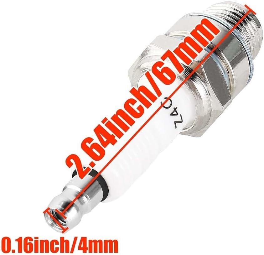 Spark Plug Z4C Fit For 49cc 50cc 66cc 70cc 80cc 2-Stroke Engine Compatible Yamaha JOG50 90 ZX50 DIO50 For Suzuki AG100 QJ50 DX100 AX100 CJ750