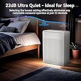AIUZLK Air Purifier for Home Large Rooms Up to 2000 Ft²,3-in-1 H13 HEPA for Pet Dander,Hair and Smoke,22dB Ultra-Quiet Operation for Bedroom,Living room,office (White) - Image 5