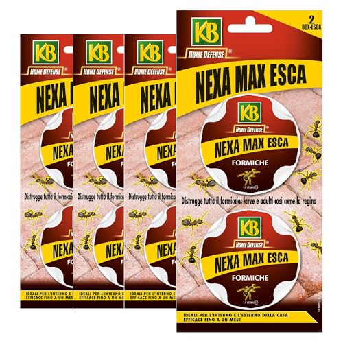 KB Nexa Formiche insetticida Pronto all'Uso (4 Confezioni) 8 Box