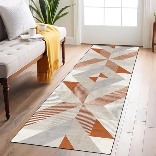 Alfombra para pasillo larga y lavable que alegra tu recibidor 3