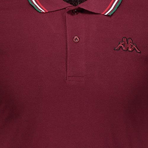 Polo Kappa Fuerza Bordô