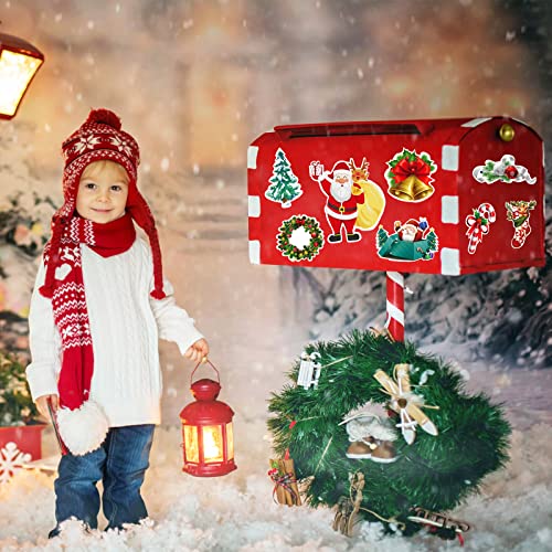 Christmas Decorations For Garage Door Magnets - 23 Pcs Merry Christmas Magnets, Cute Santa Claus, Christmas Tree, Wreath, Ring Bells Magnets For Xmas Garage Door Refrigerator Car Outdoor Indoor Decor #TOP3