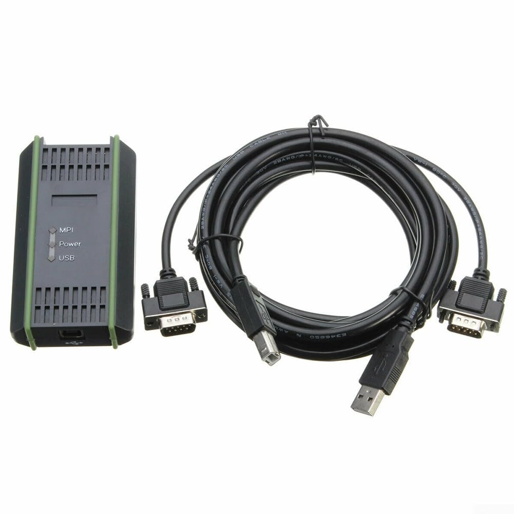 USBMPI USBPPI - Cable de comunicación PLC para Siemens 6ES79720CB200XA0 S7 200 300 400