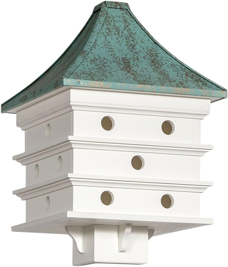 Martin Birdhouse with Patina Copper Roof Amish-Made in USA