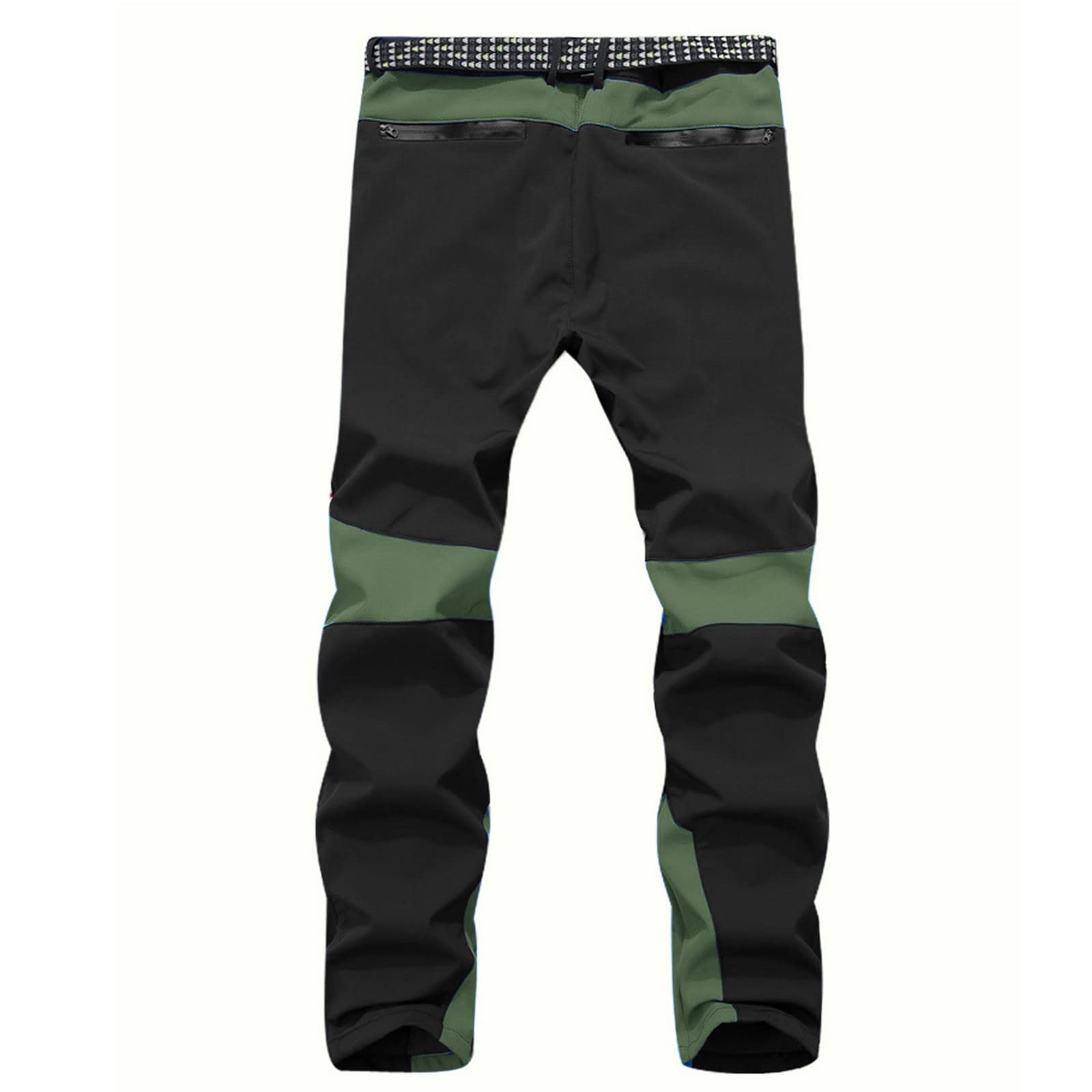 Pantalones de senderismo ligeros para hombre, pantalones de senderismo resistentes al viento, pantalones de senderismo ajustados al aire libre, pantalones cómodos y transpirables con cintura