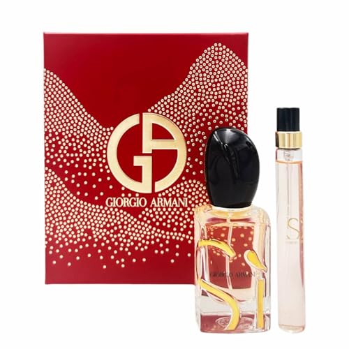 Giorgio Armani Confezione Regalo Profumo Donna Si Eau De Parfum Spray 30 ml e Profumo Si Da Viaggio 10 Ml