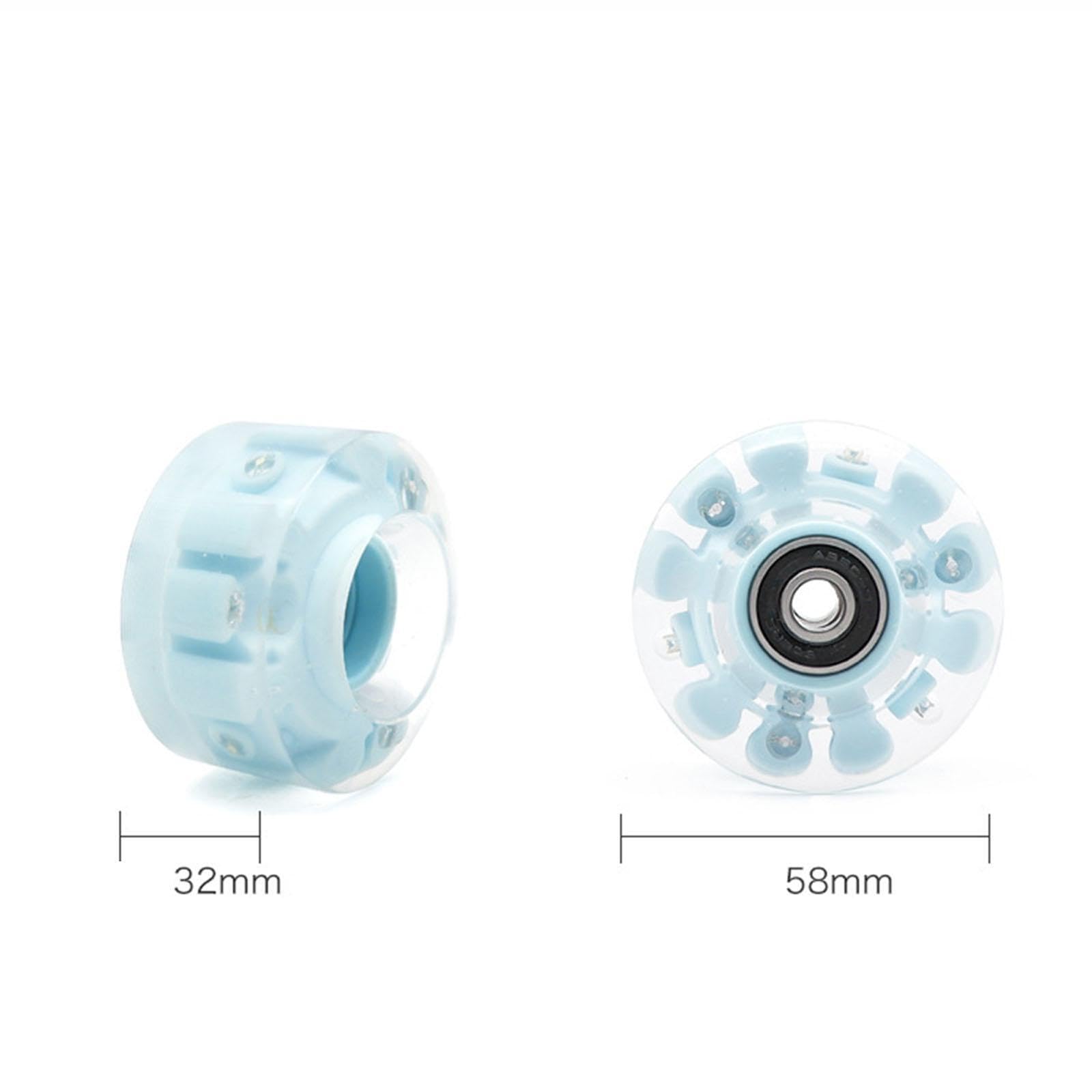 Las Ruedas de Patines iluminan la,Azul,Diámetro 58 mm