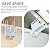 9FT Wall Mounted Retractable Attic Stairs, 11 Steps Folding Loft Ladder with Handrails, Heavy Duty Pull Down Attic Ladder, Up to 660 Lbs,Telescoping Ladder for Indoor, (White, 11 Steps)