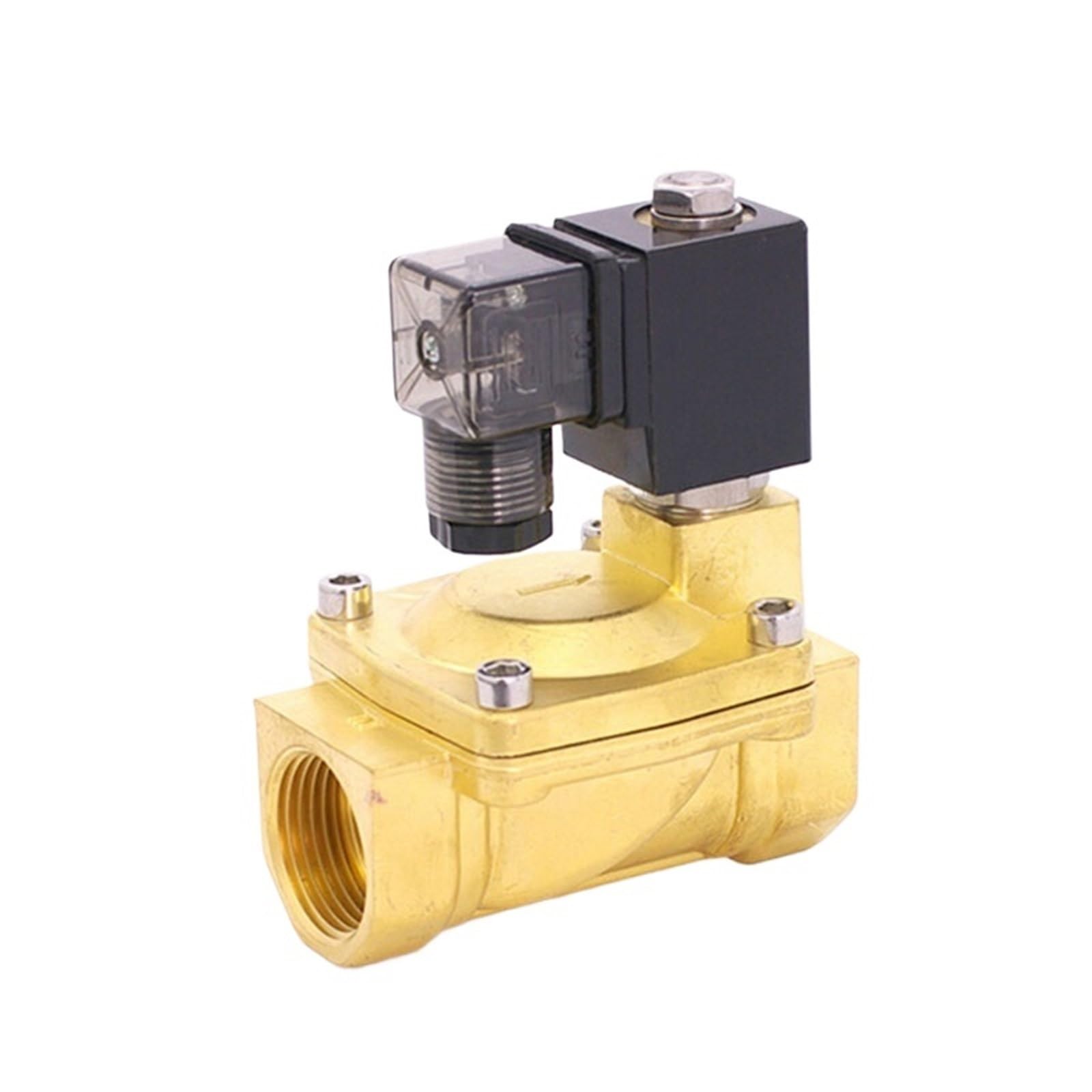 Normally Closed 2 Way Brass Electric 12v dc 24V 220V Solenoid Valve 1" 25mm(AC110V)